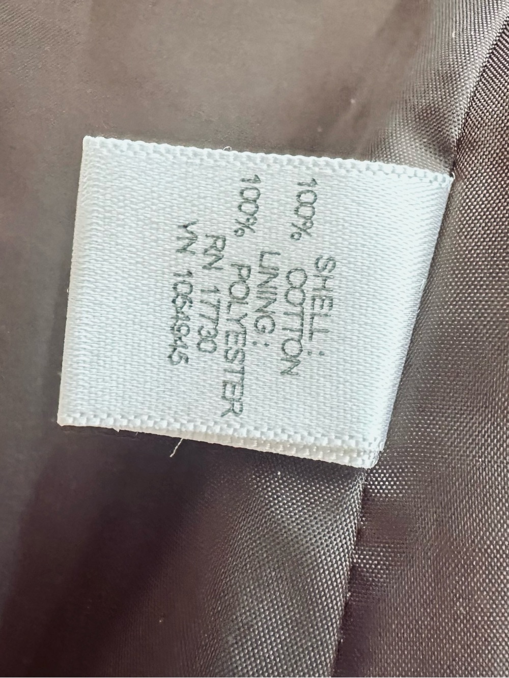 MERONA ~ Chocolate Brown Polka Dot Trench Coat w/Cream Background and Pockets - Picture 11 of 12